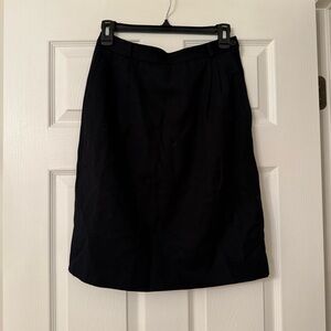 Vintage Valentino Miss V Black Skirt